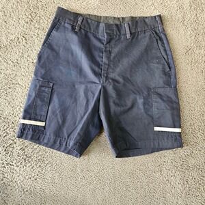 FedEx Stan FedEx Herman Mens Navy Blue Cargo‎ Shorts Size 34R